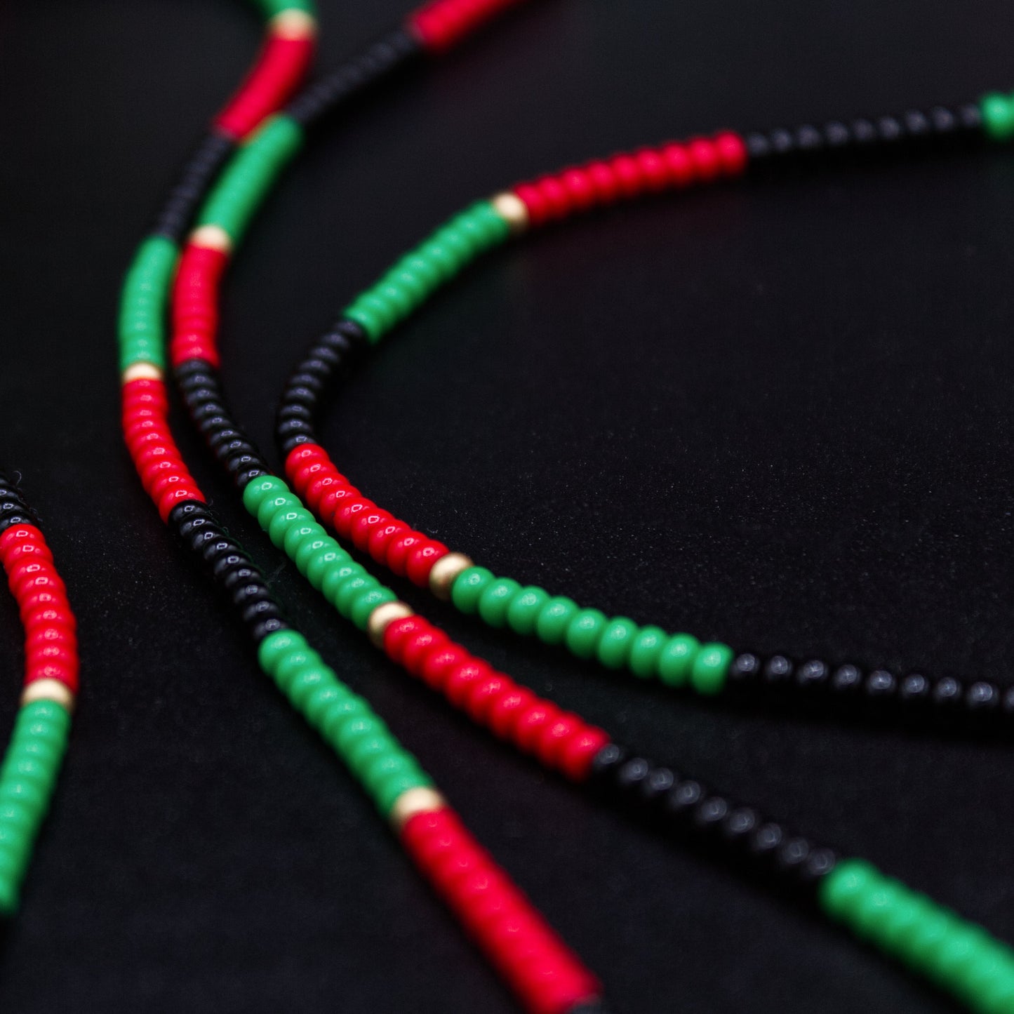 Black Pride/Juneteenth Waist Beads